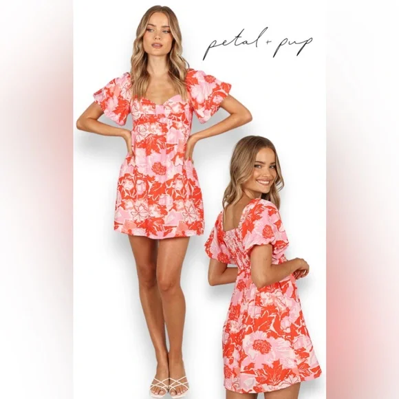 Petal & Pup | Dresses | Large Nwt Petal Pup Maggie Mini Dress Pinkred Floral | Poshmark Petal & Pup | Dresses | Large Nwt Petal Pup Maggie Mini Dress Pinkred Floral | Poshmark